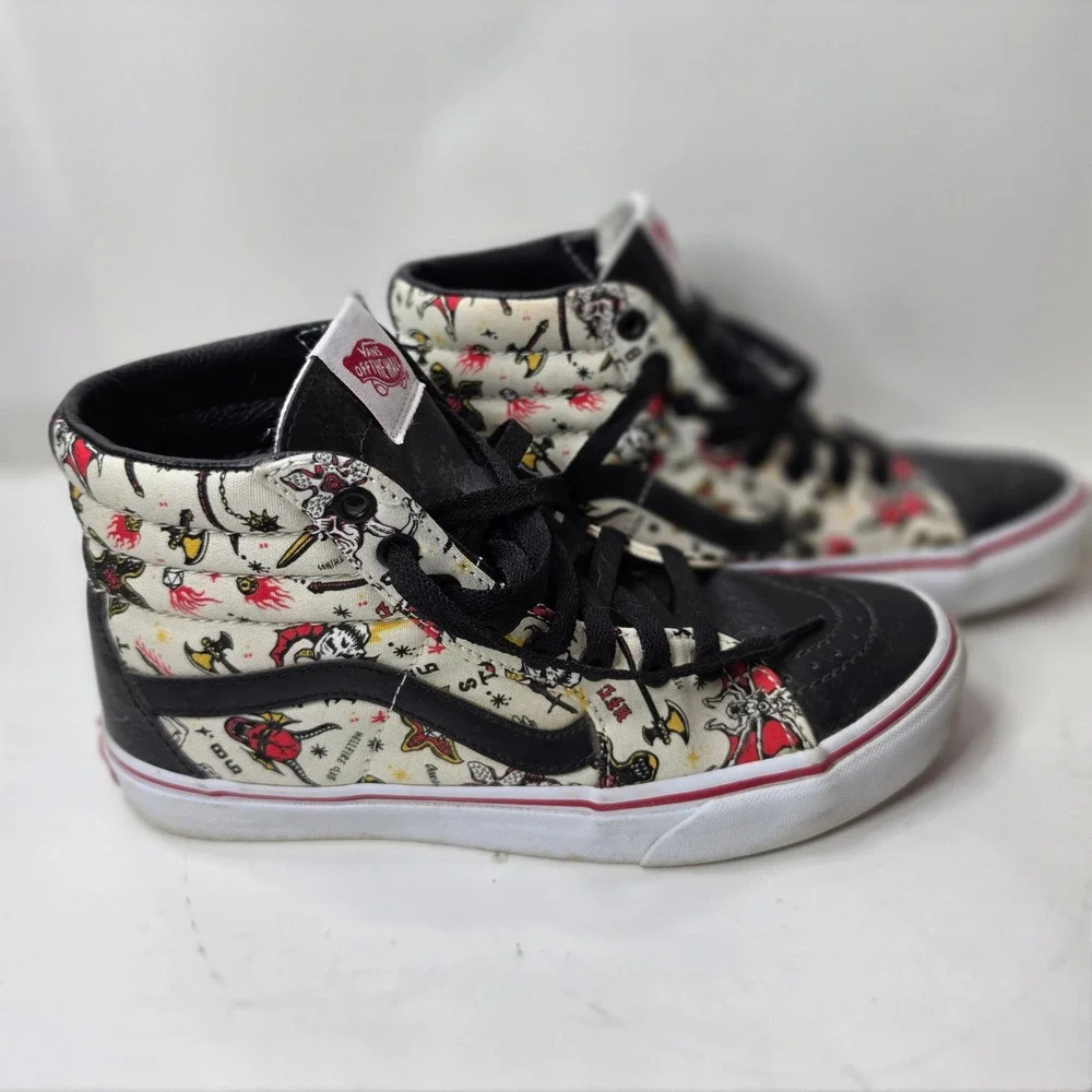 Vans Sk8-Hi Stranger Things Hellfire Club Shoes Mens 6.5 Womens 8 VN0A2XSBY09